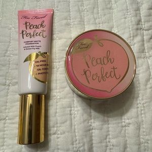 Too Faced foundation and translucent powder